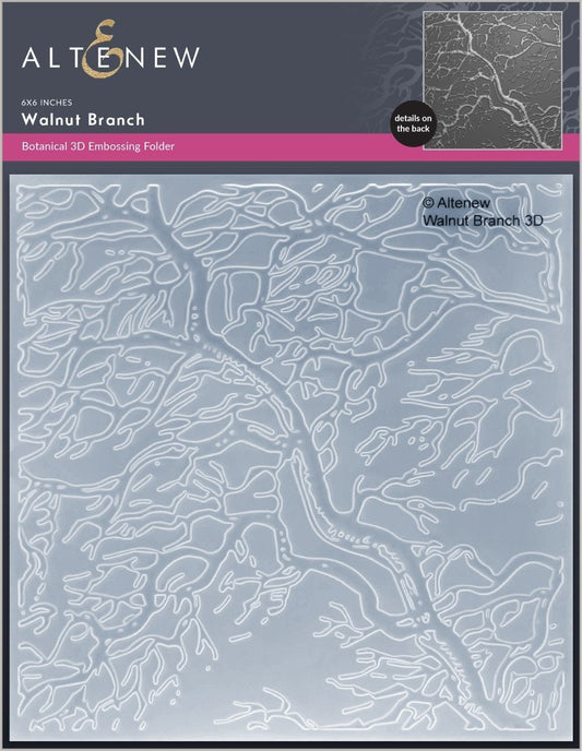 Altenew - 3D Embossing Folder - Walnut Branch