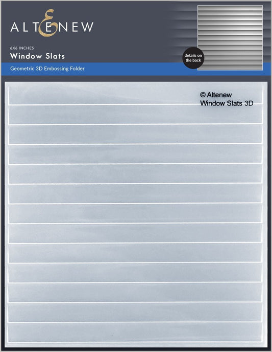 Altenew - 3D Embossing Folder - Window Slats