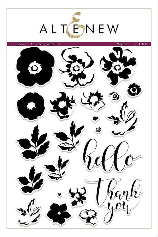 Altenew - Flower Arrangement - Clear Stamp 6x8