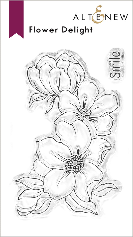 Altenew - Flower Delight - Clear Stamp 2x3