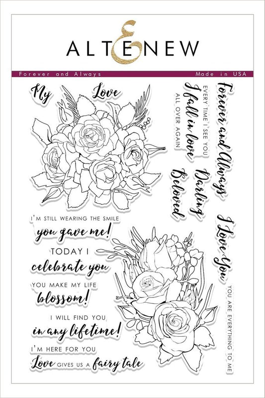 Altenew - Forever And Always - Clear Stamp 6x8