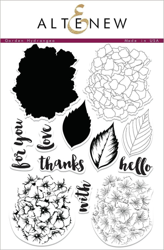 Altenew - Garden Hydrangea - Clear Stamp Set 6x8