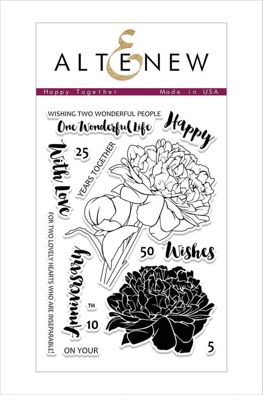 Altenew - Happy Together - Clear Stamp 4x6
