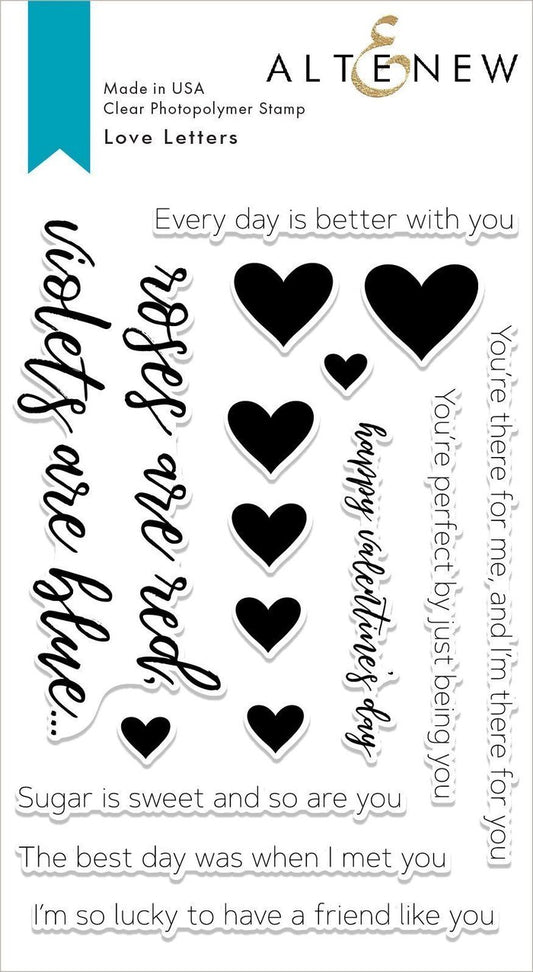 Altenew - Love Letters - Clear Stamp 4x6