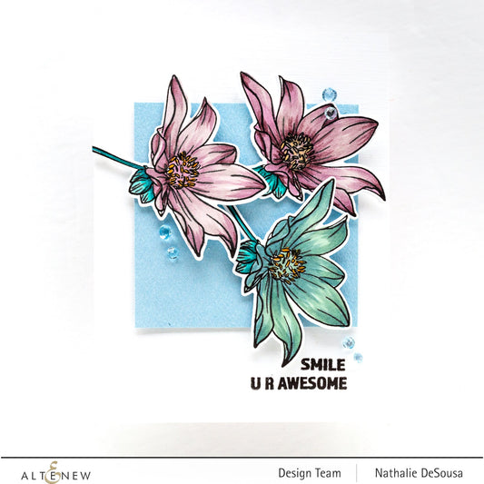 Altenew - Mini Dahlia Bright Eyes - Clear Stamps 2x3 | bastel-traum.ch