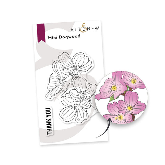 Altenew - Mini Dogwood - Clear Stamps 2x3 | bastel-traum.ch