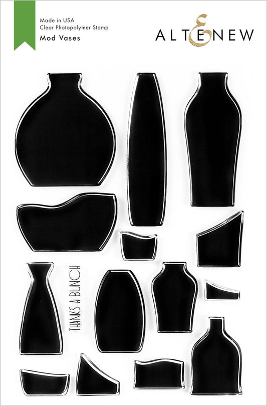Altenew - Mod Vases - Clear Stamp 6x8