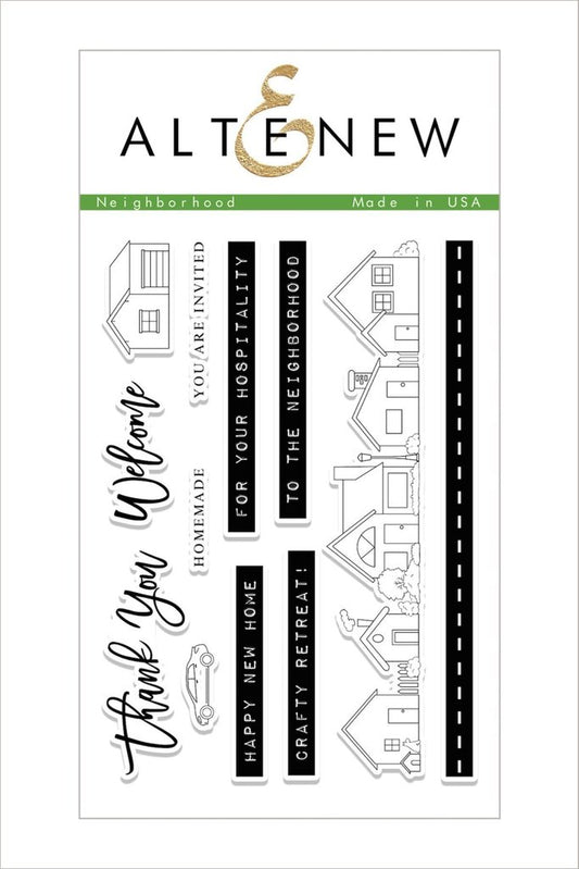 Altenew - Neighborhood - Clear Stamp 4x6