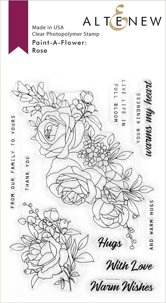 Altenew - Paint-A-Flower: Rose - Clear Stamps 4x6
