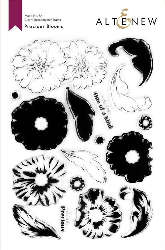 Altenew - Precious Blooms - Clear Stamps 6x8