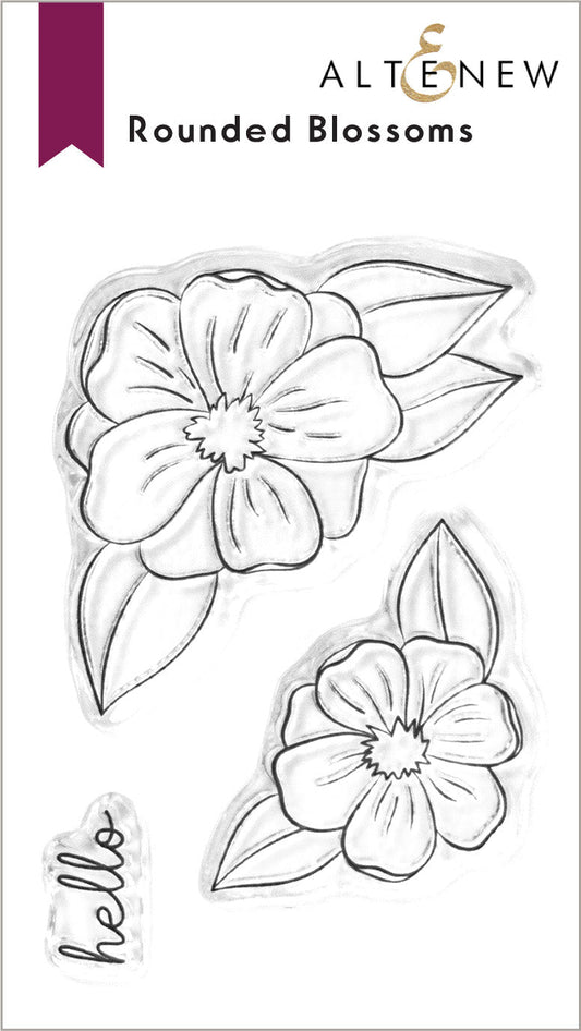 Altenew - Rounded Blossoms - Clear Stamp 2x3