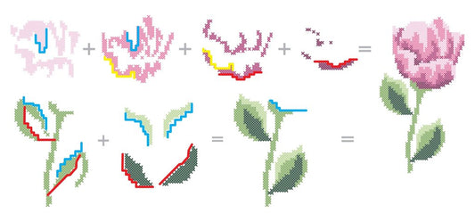 Altenew - Sewn With Love - Clear Stamp 6x8