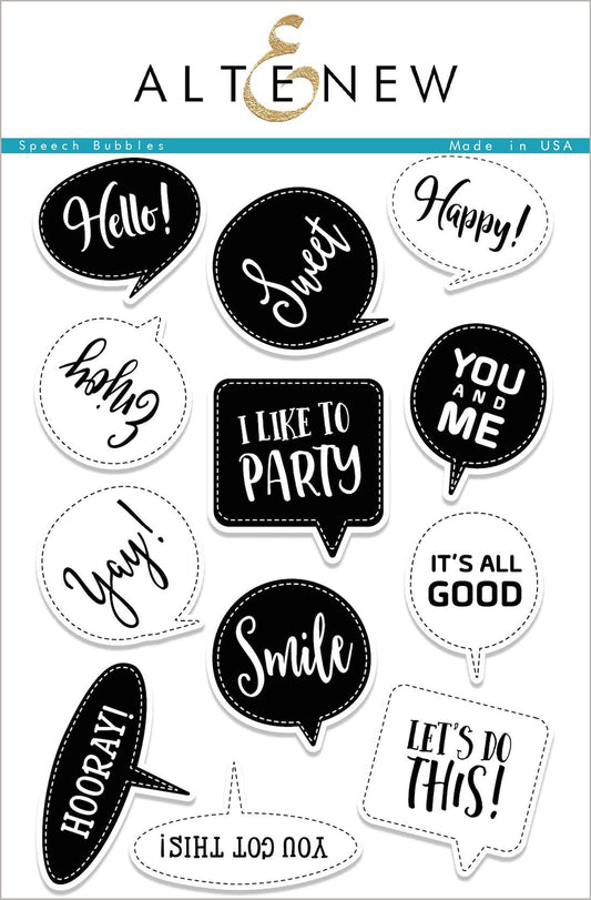 Altenew - Speech Bubble - Clear Stamp 6x8