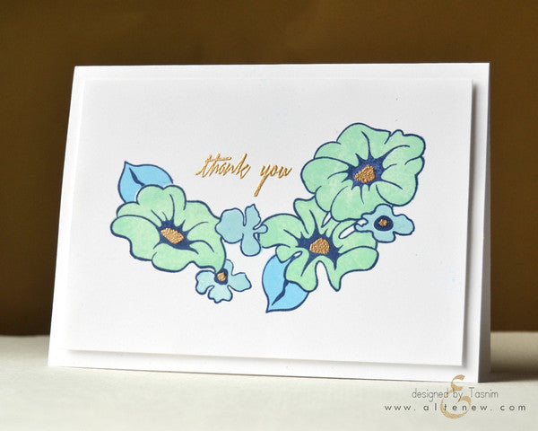 Altenew - Stempelset 4x6 - Many Thanks 