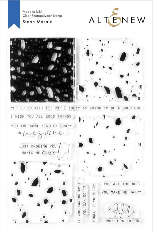 Altenew - Stone Mosaic - Clear Stamp 6x8