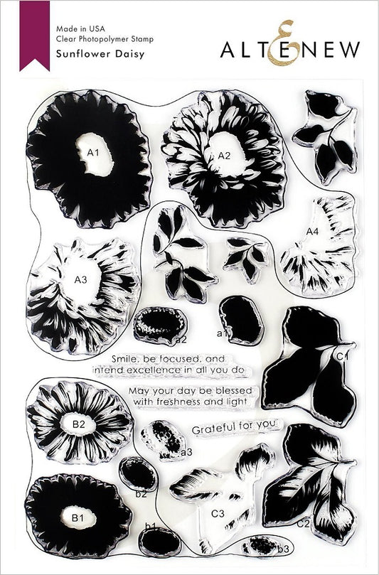 Altenew - Sunflower Daisy - Clear Stamp 6x8