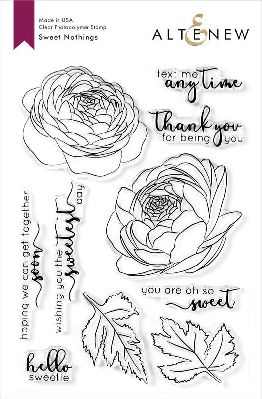 Altenew - Sweet Nothings - Clear Stamps 6x8