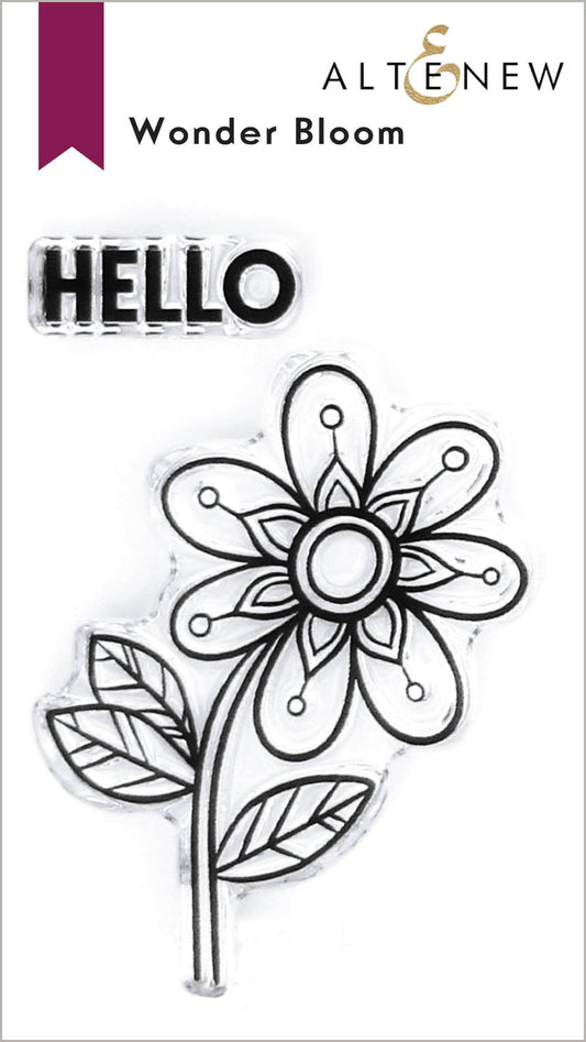 Altenew - Wonder Bloom - Clear Stamp 2x3
