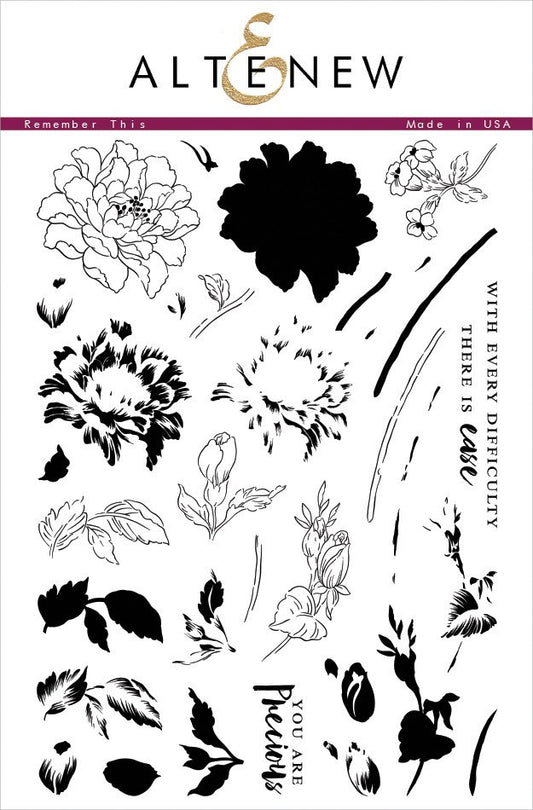 Altenew - Remember This - Clear Stamps 6x8