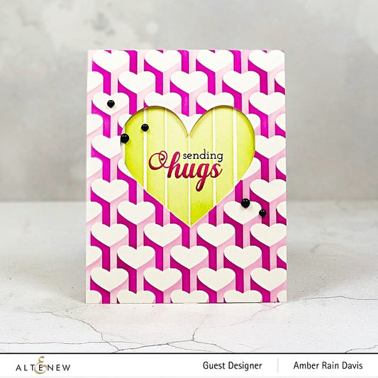 Altenew - Schablone - Heart Builder