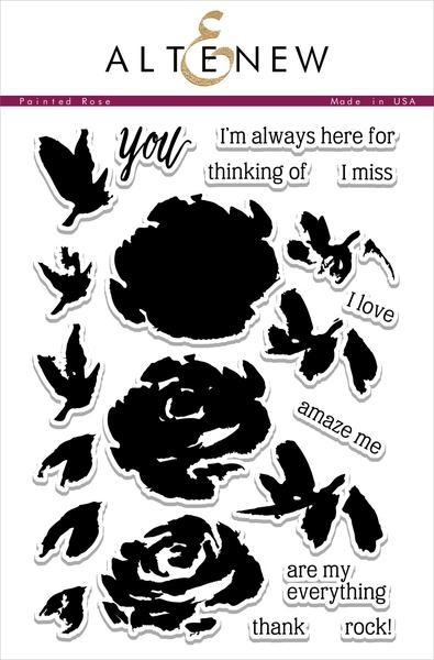 Altenew - Stempelset 6x8 - Painted Rose