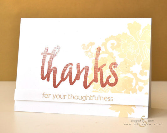 Altenew - Stempelset 4x6" - Halftone Thanks