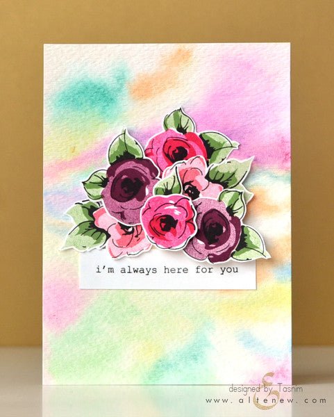 Altenew - Stempelset 4x6" - Painted Flowers