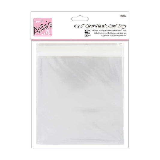 Anita's - Clear Card Bags 6x6"
