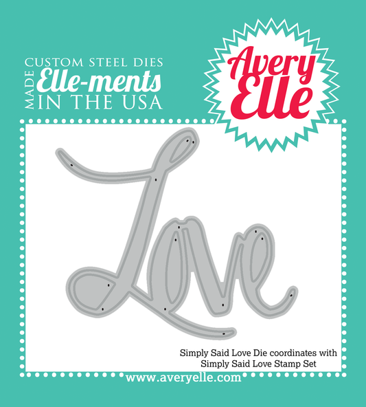 Avery Elle - Dies - Simply Said Love