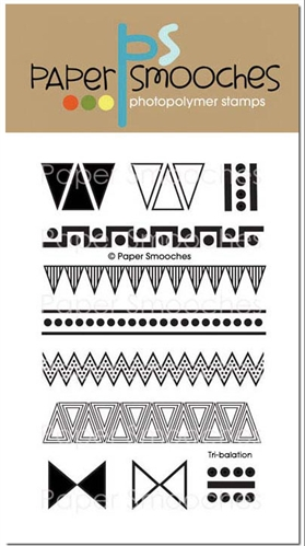 stempelset Tri-balation verschiedene Borders