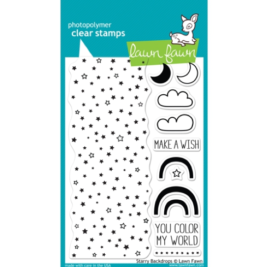 clear stamps lawn fawn Starry Backdrop  für scrapbooking & cardmakings