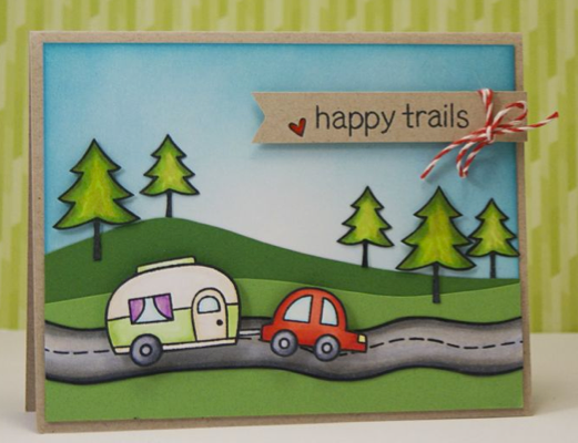 clear stamps lawn fawn happy trails für scrapbooking & cardmakings