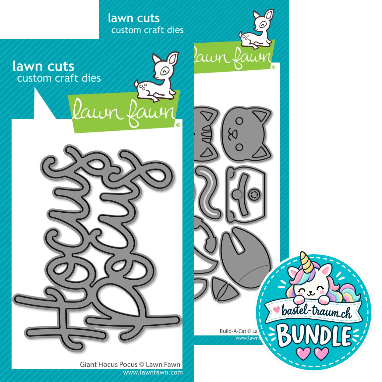 Lawn Fawn Lawn Cuts Giant Hocus Pocus + Build-a-Cat