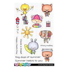 C.C.Designs - June & July - Clear Stamps