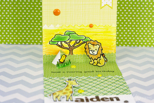 clearstamp - lawnfawn - critters in the savanna - Beispiel