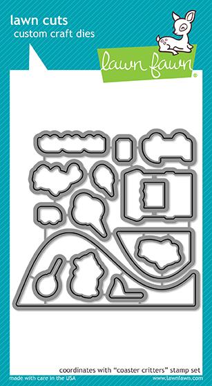 Lawn Fawn - Coaster Critters - Stanzen