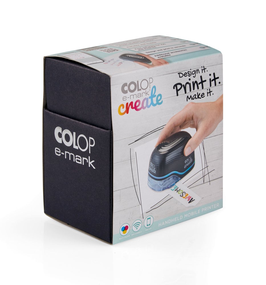 Colop E-MARK Create Kit Black EU mobiler Printer für eigene Texte