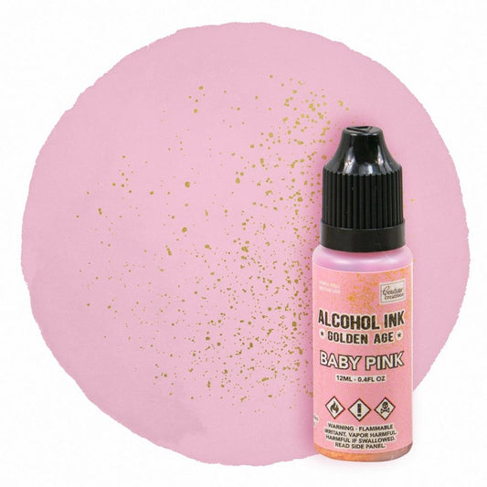 Couture Creations - Alcohol Ink - Golden Age - Baby Pink 12ml