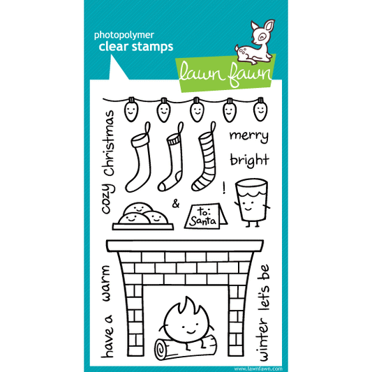 Lawn Fawn Cozy Christmas Clear Stamps 4x6