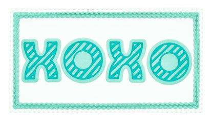 Bsp. XOXO Creative Craftlab Striped Alphabet Cutting Dies