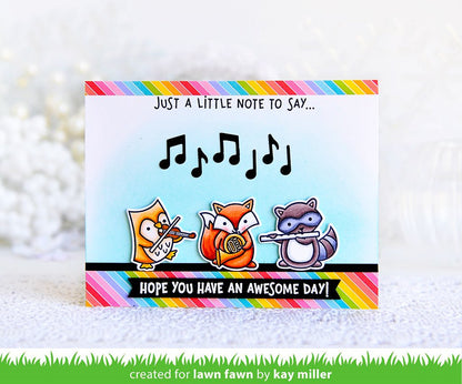 Lawn Fawn - Critter Concert - Clear Stamps 4x6