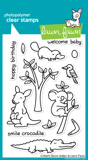 critters down under stempel