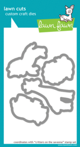 lawn fawn lawn cuts critters of the savanna