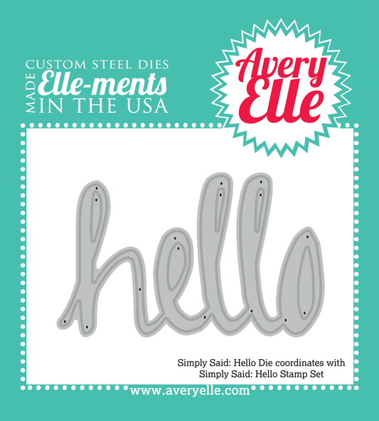 Die: Simply Said: Hello Elle-ments