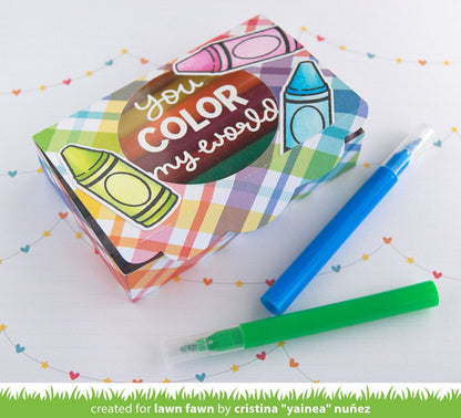 Lawn Fawn - Fancy Box - Stanze