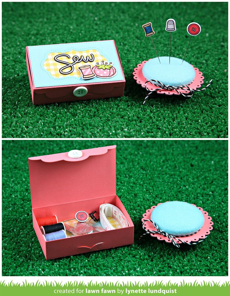 Lawn Fawn - Fancy Box - Stanze