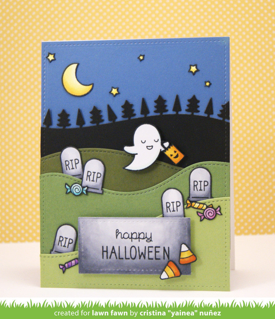 lawn fawn lawn cuts die stitched hillside border