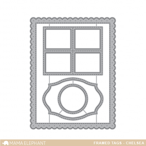 Mama Elephant - Framed Tags - Chelsea - Stanzen