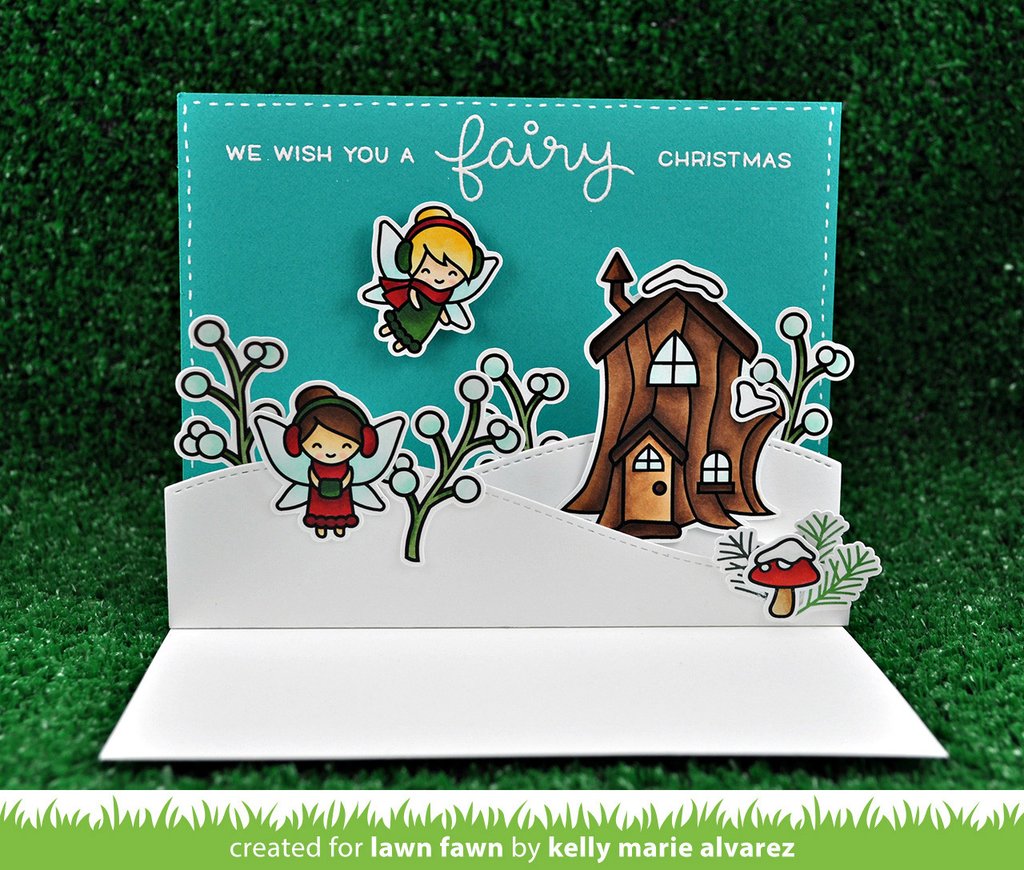 Lawn Fawn - frosty fairy friends - Clear Stamp 4x6