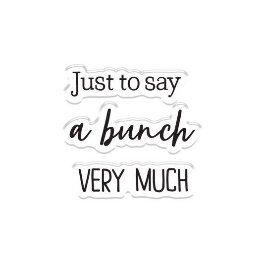 Gemini Stempel und Stanze Thanks a Bunch